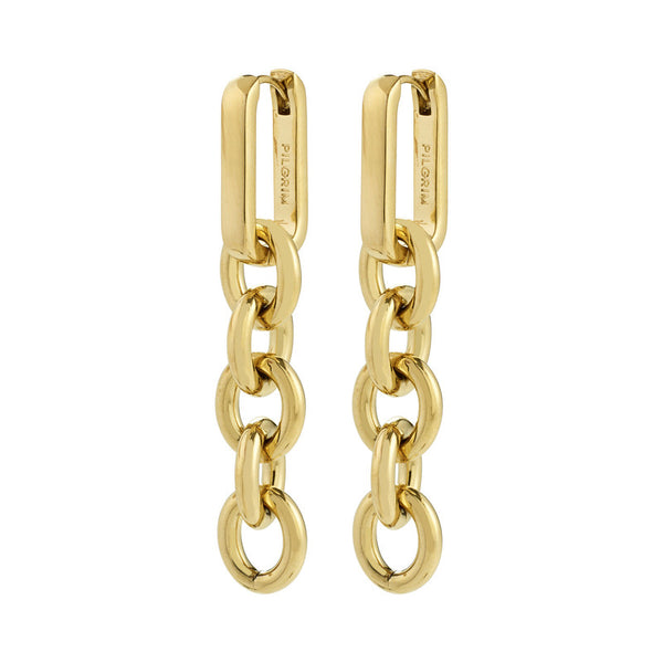 PHASE boucles d’oreilles plaqué or