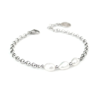 wellDunn - Bracelet Ivory argent