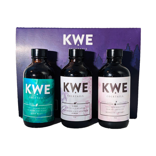 KWE Cocktails Syrup Trio