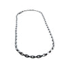 La Maison du Bleuet Intégrité silver-tone stainless steel Figaro chain necklace with a 4mm link width