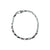 La Maison du Bleuet silver-tone stainless steel link bracelet with a fluid, modern design and secure clasp.