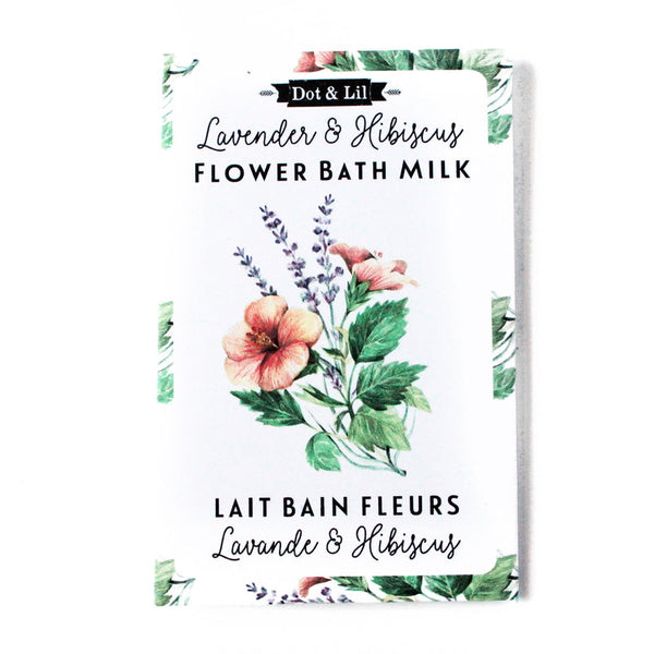 Lait bain en sachet - Lavande/hibiscus