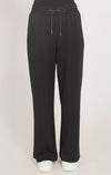 Pantalon à enfiler en scuba Dex, coloris noir, vêtement porté
