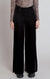 Pantalon en velours à jambe large Dex, coloris noir, vêtement porté