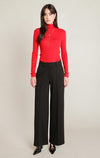Pantalon habillé extensible Dex, coloris noir, vêtement porté en tenue