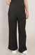 Pantalon texturé à jambe large Dex, coloris noir, vêtement porté
