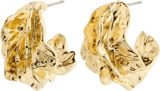 ECLIPSE hoops gold-plated