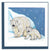 Carte de vœux ours polaires en quilling