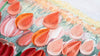 Carte de vœux quillée champ de tulipes