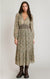 Robe à taille smockée Dex, coloris léopard écru, vêtement porté