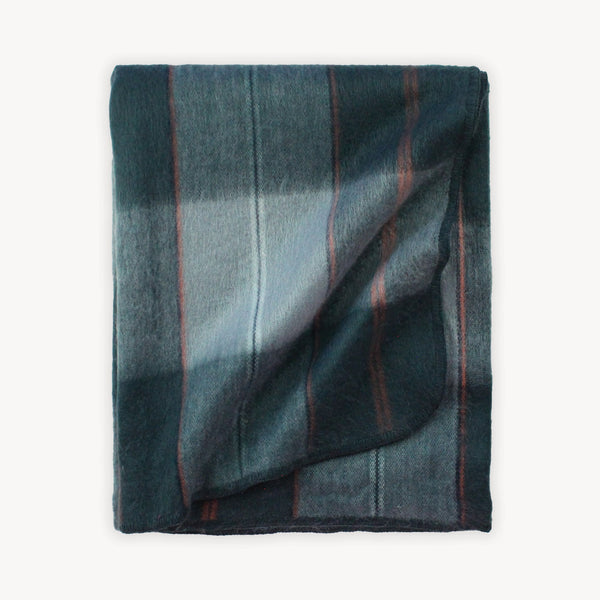 Blanket - Large Throw - Retro Grey Plaid