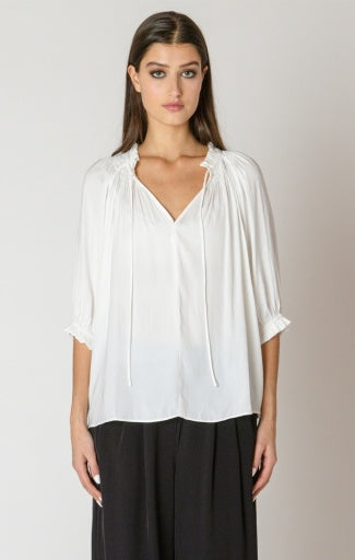 Soft pleated top