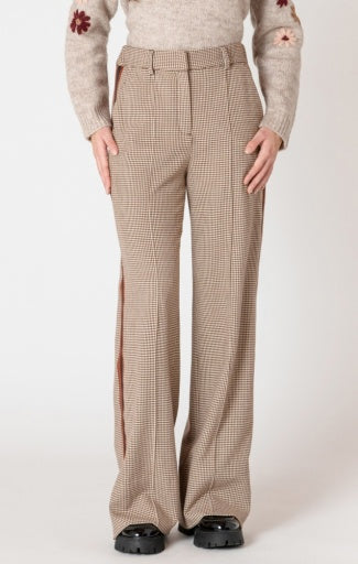 Wide leg knit pants