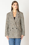Long textured blazer