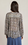 ORCHID PRINT BLOUSE
