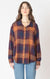 Textured plaid shirt