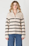 long half-zip sweater