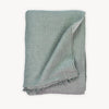 Fleece Lined Throw - Crinkle - Charcoal/Grey