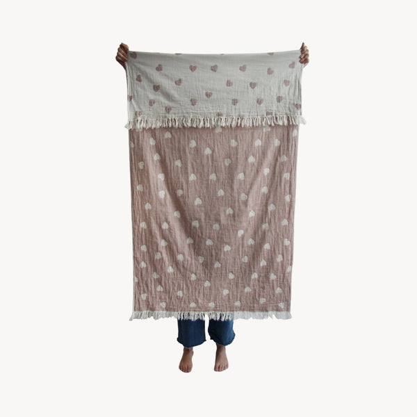 Serviette – Have a Heart – Coquillage