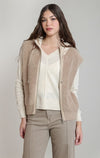 Veste en bouclé à capuchon Dex, coloris beige, autre vue du vêtement porté