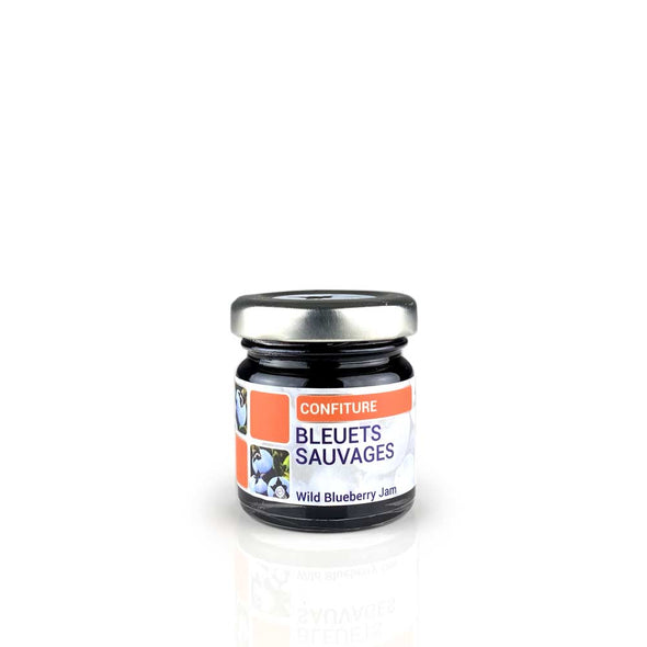 Confiture de bleuets sauvages du Lac-Saint-jean, La maison du bleuet, 40ml