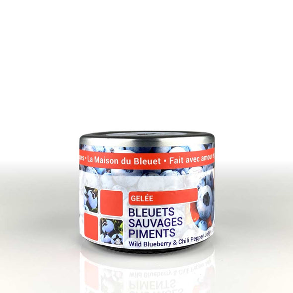 Gelée de piments et de bleuets sauvages