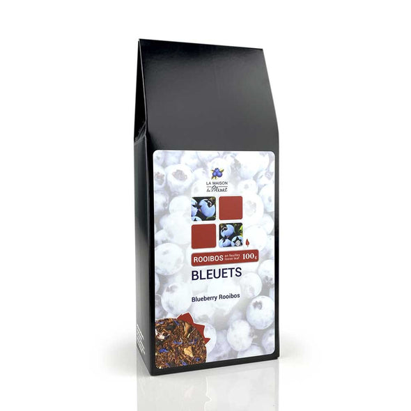 Rooibos au bleuets, Thé rouge, La Maison du Bleuet, 100g