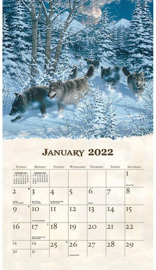 Beyond the woods Calendrier 2022 La Maison du Bleuet