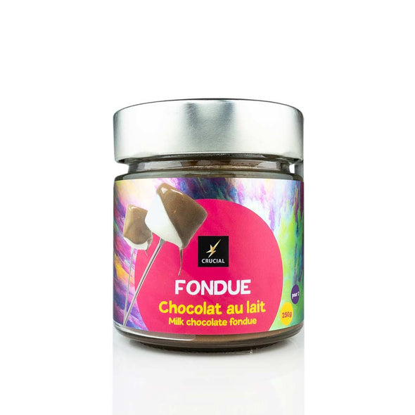 Fondue au chocolat belge, La Maison du Bleuet, Crucial Gourmet, 250g