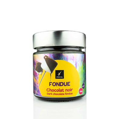 Fondue au chocolat noir, La Maison du Bleuet, Crucial Gourmet, 250g