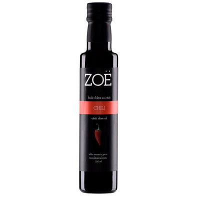 Huile d'olive infusée au chili 250 ml | Zoé | La Maison du Bleuet