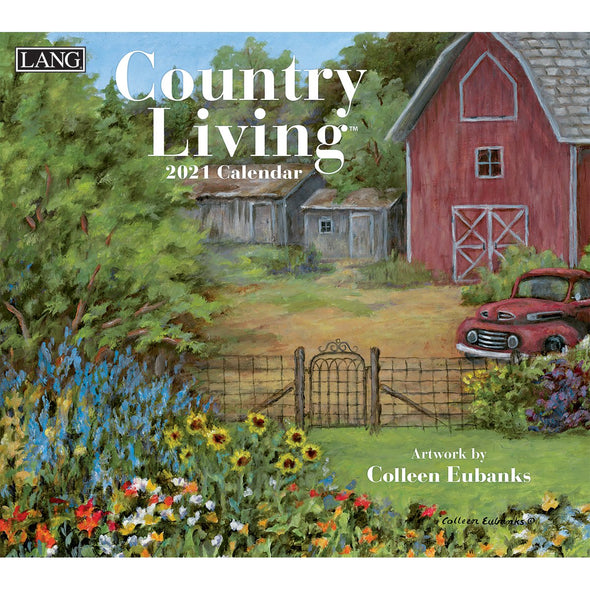 Country living Calendrier 2021 La Maison du Bleuet