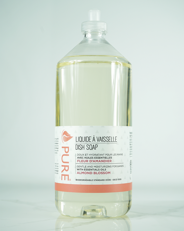 Liquide à vaisselle 1 L - Fleur d'amandier Pure La Maison du Bleuet