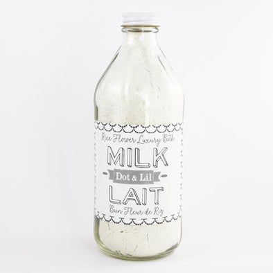 LAI0003 Lait de bain Fleur de riz dot et Lil