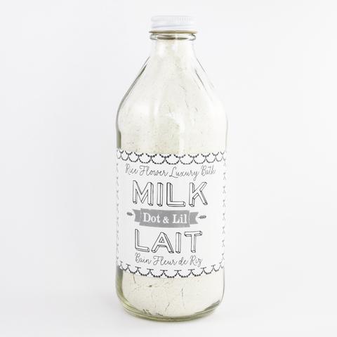 LAI0003 Lait de bain Fleur de riz dot et Lil