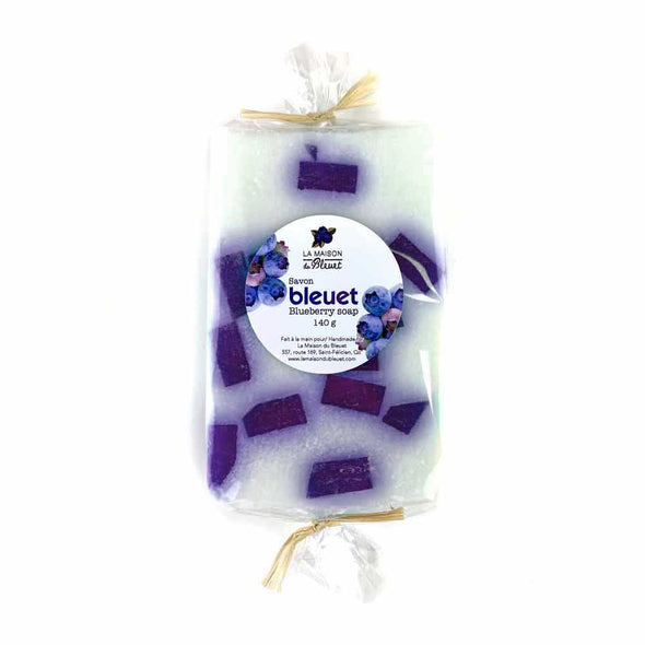 Savon au lait de chevres et bleuets